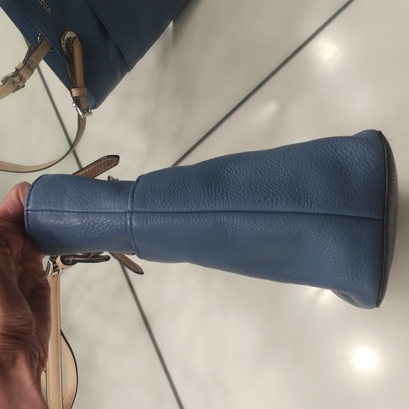 MICHAEL KORS BLUE LEATHER SHOULDER BAG - Picture 5 of 10